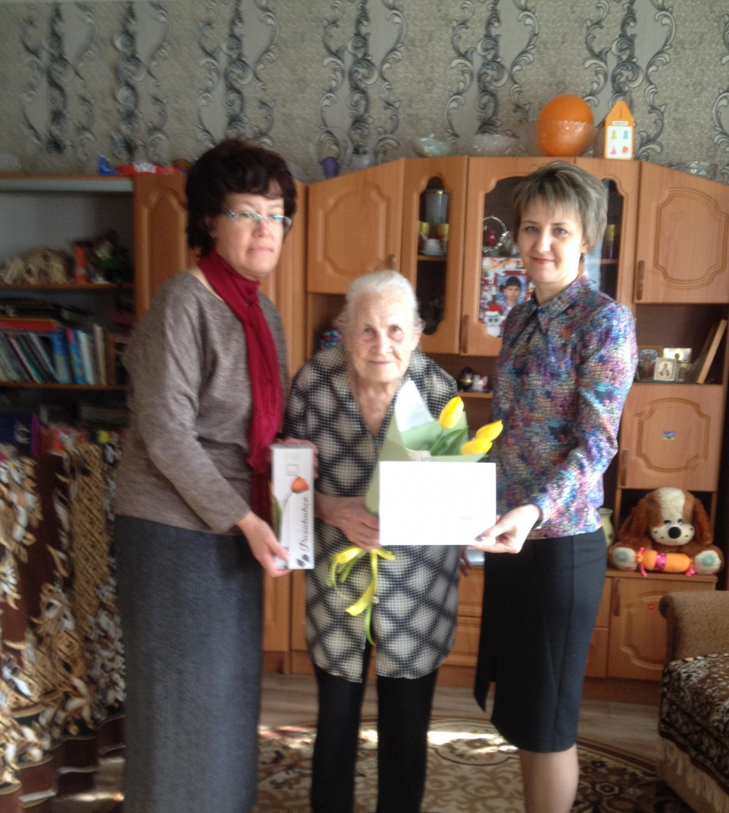 20 марта 2020 года исполнилось 95 лет участнице Великой Отечественной войны Ксенофонтовой Марии Андреевне,  проживающей в р.п.Мокшан.