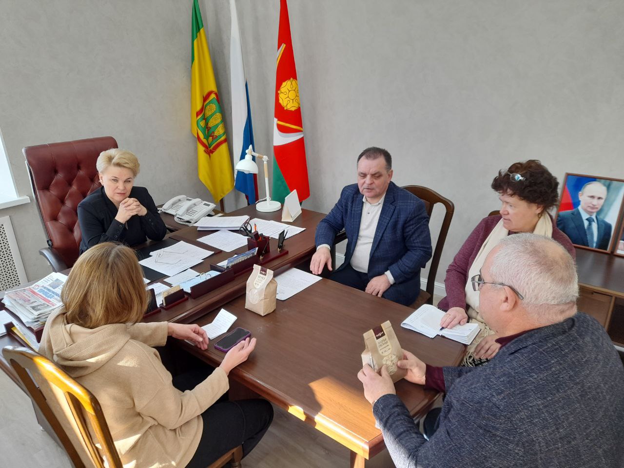 Глава Мокшанского района Решетченко А.В. провела личный прием граждан