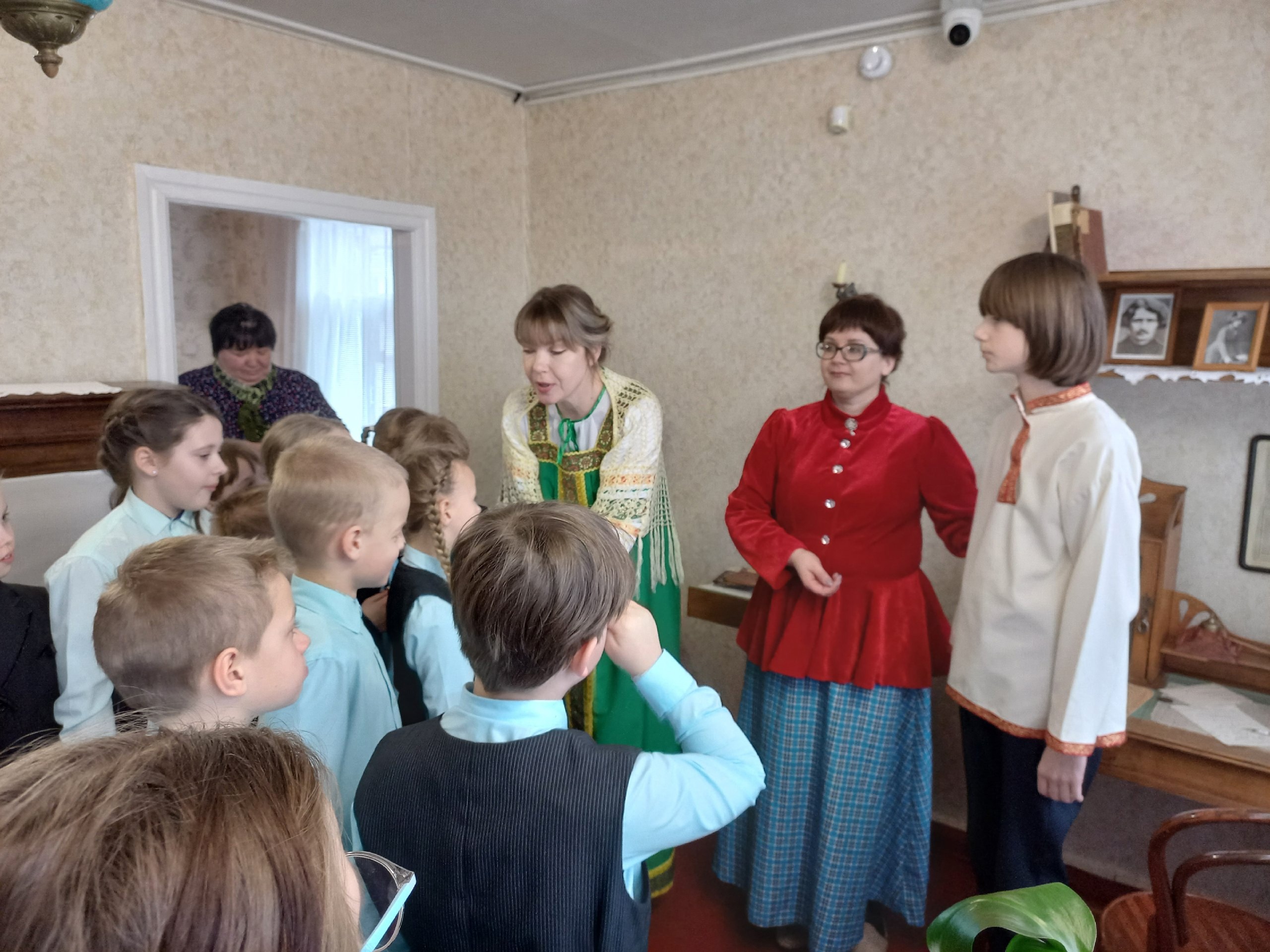 В музее им. А. Г. Малышкина прошло театрализованное детское занятие "Из курносого детства"