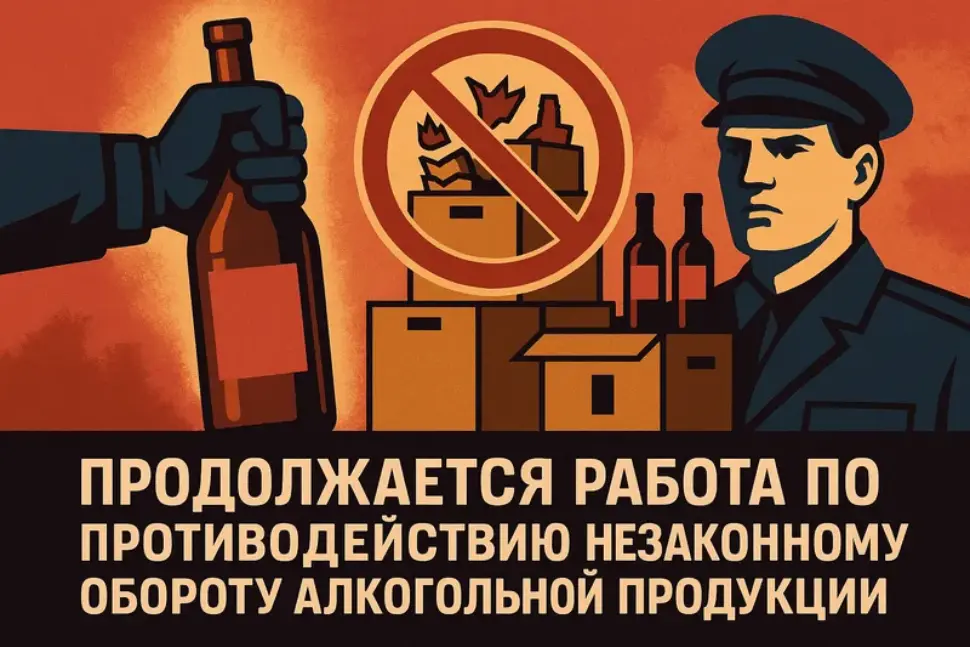 Продолжается работа по противодействию незаконному обороту алкогольной продукции