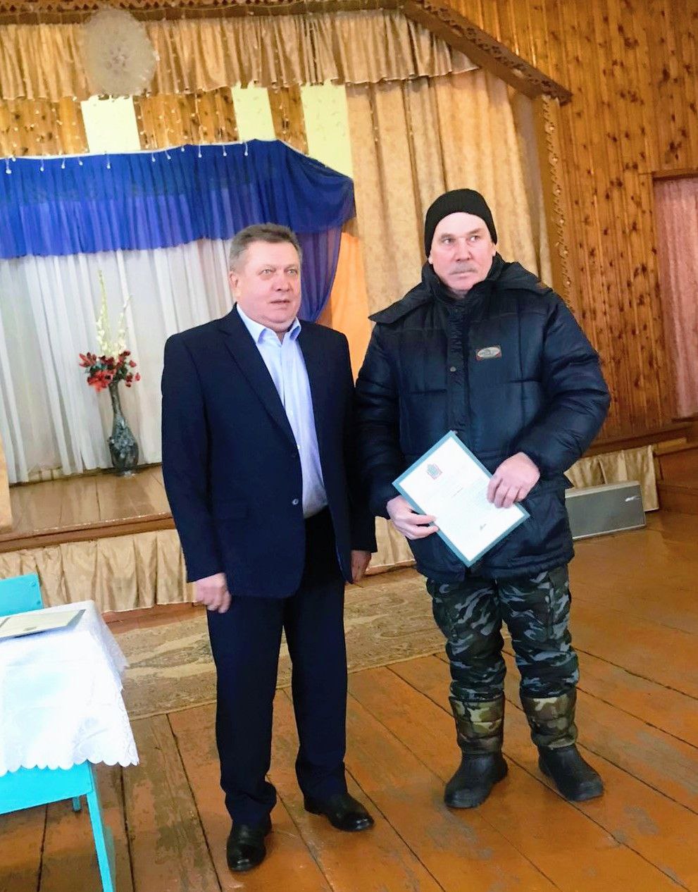 Глава Мокшанского района Н.Н.Тихомиров провел встречу с трудовым коллективом ООО «Полевое».