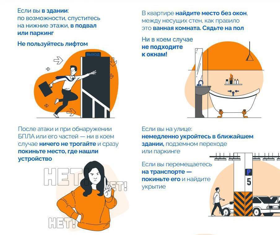 Правила поведения при атаке БПЛА
