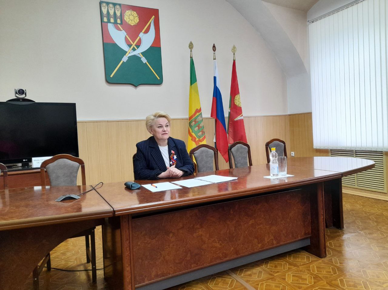 Глава Мокшанского района Решетченко А.В. провела еженедельное оперативное совещание по вопросам социального характера Глава Мокшанского района Решетченко А.В. провела еженедельное оперативное совещание по вопросам социального характера