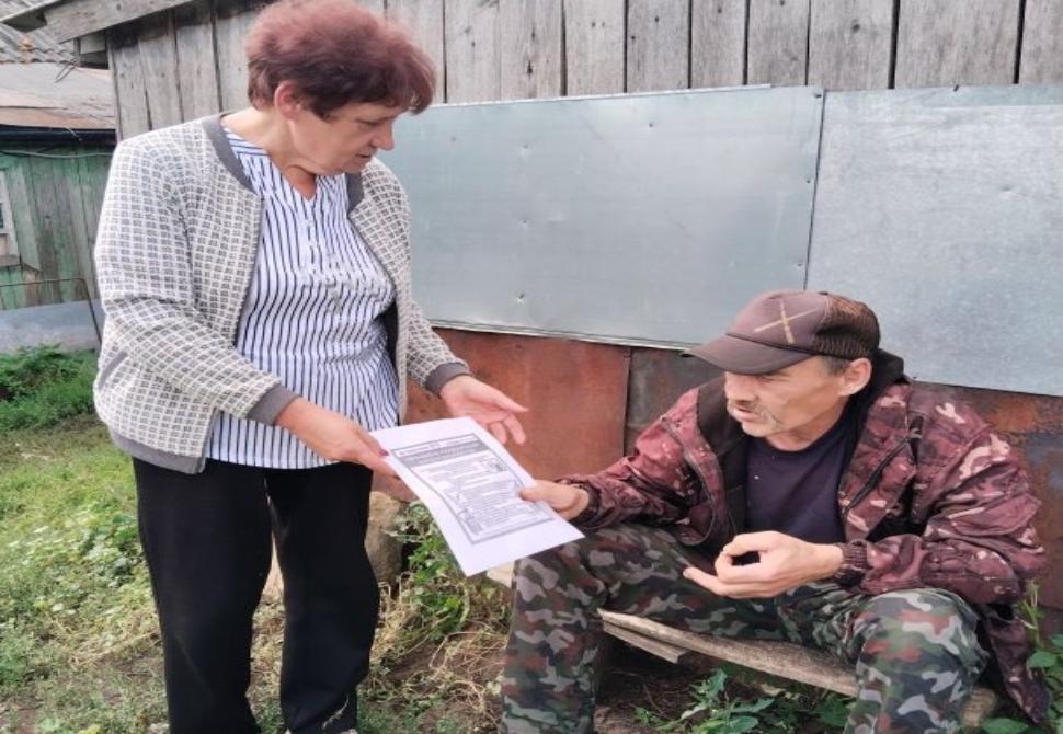 Продолжается работа по профилактике пожарной безопасности в жилом секторе Засечного сельсовета