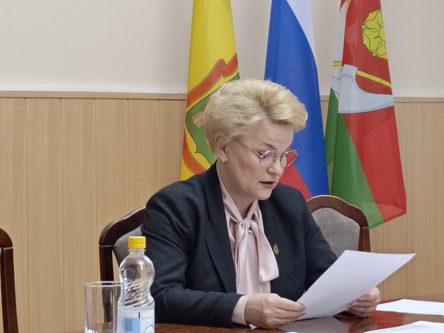 Глава Мокшанского района Решетченко А.В. провела еженедельное оперативное совещание