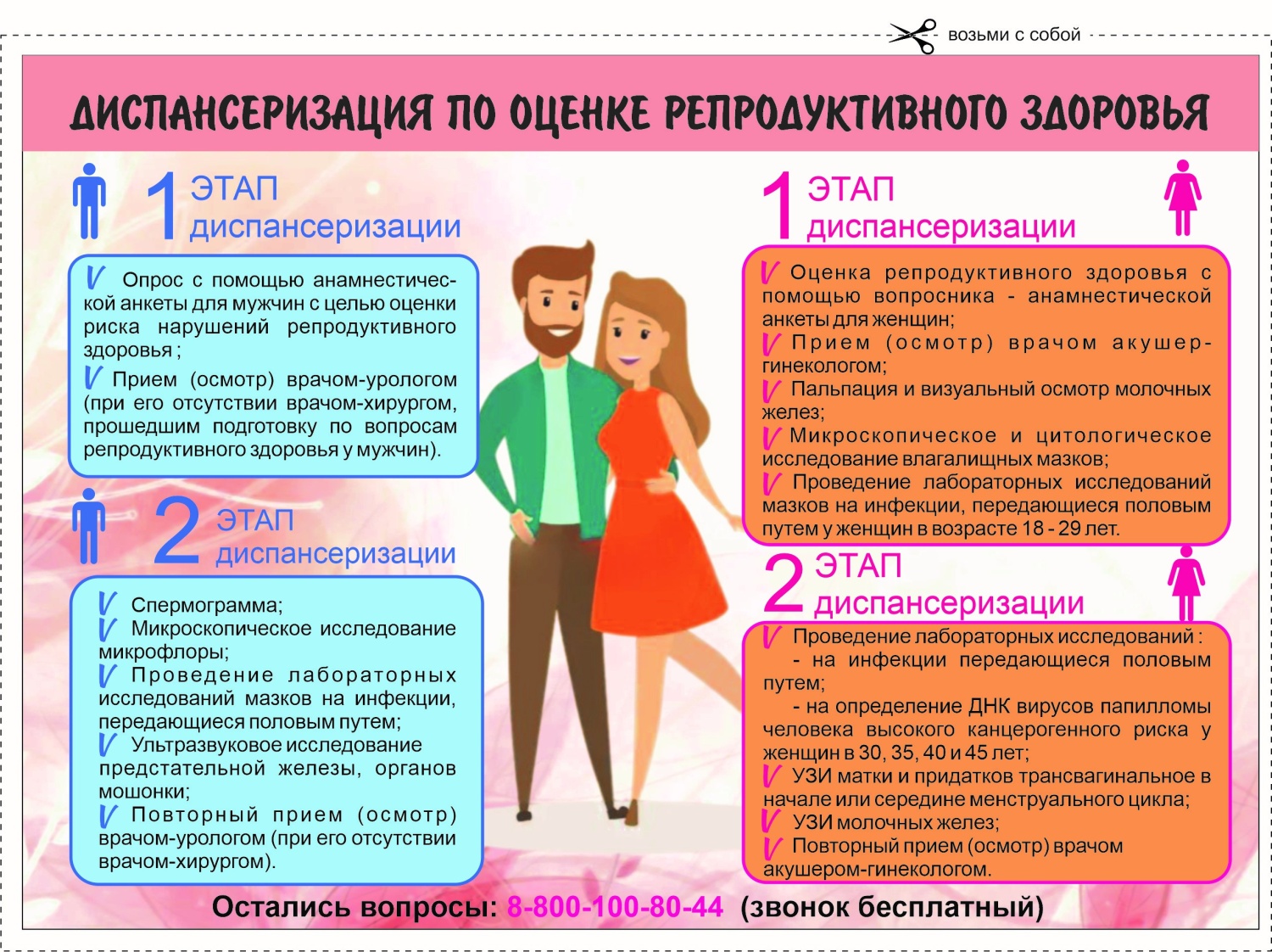 ПЛАНИРУЙТЕ РОЖДЕНИЕ ДЕТЕЙ! ПРОВЕРЬТЕ СВОЕ ЗДОРОВЬЕ БЕСПЛАТНО! ПЛАНИРУЙТЕ РОЖДЕНИЕ ДЕТЕЙ! ПРОВЕРЬТЕ СВОЕ ЗДОРОВЬЕ БЕСПЛАТНО!