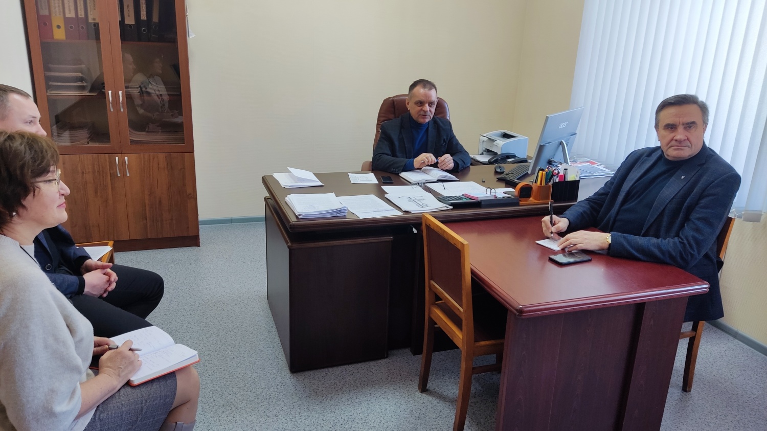 Первый заместитель главы Кривенков С.В. провел рабочее совещание.