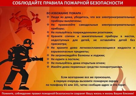 Пожарная безопасность в быту Пожарная безопасность в быту
