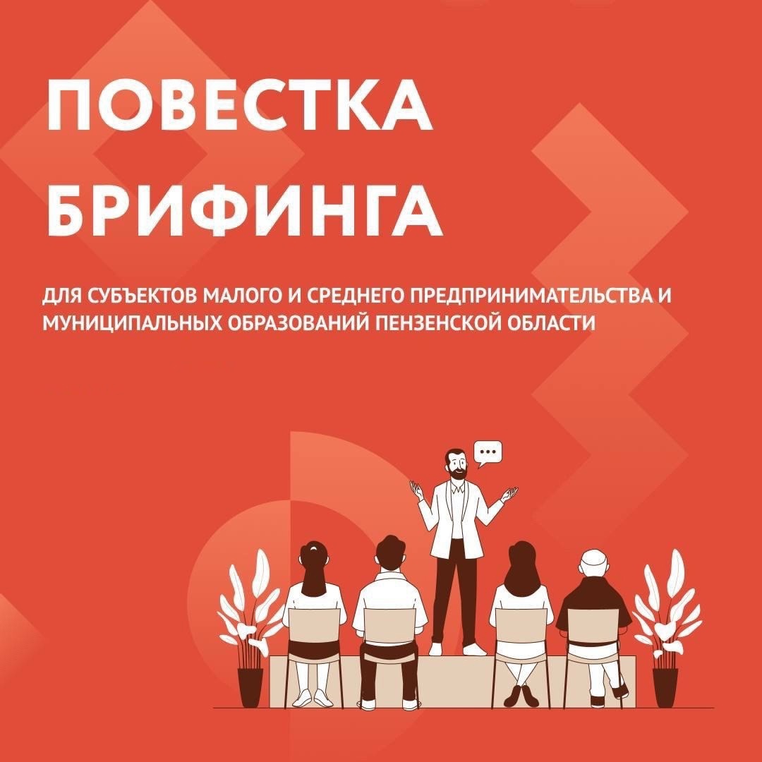 Онлайн брифинг для субъектов МСП и муниципальных образований Пензенской области Онлайн брифинг для субъектов МСП и муниципальных образований Пензенской области