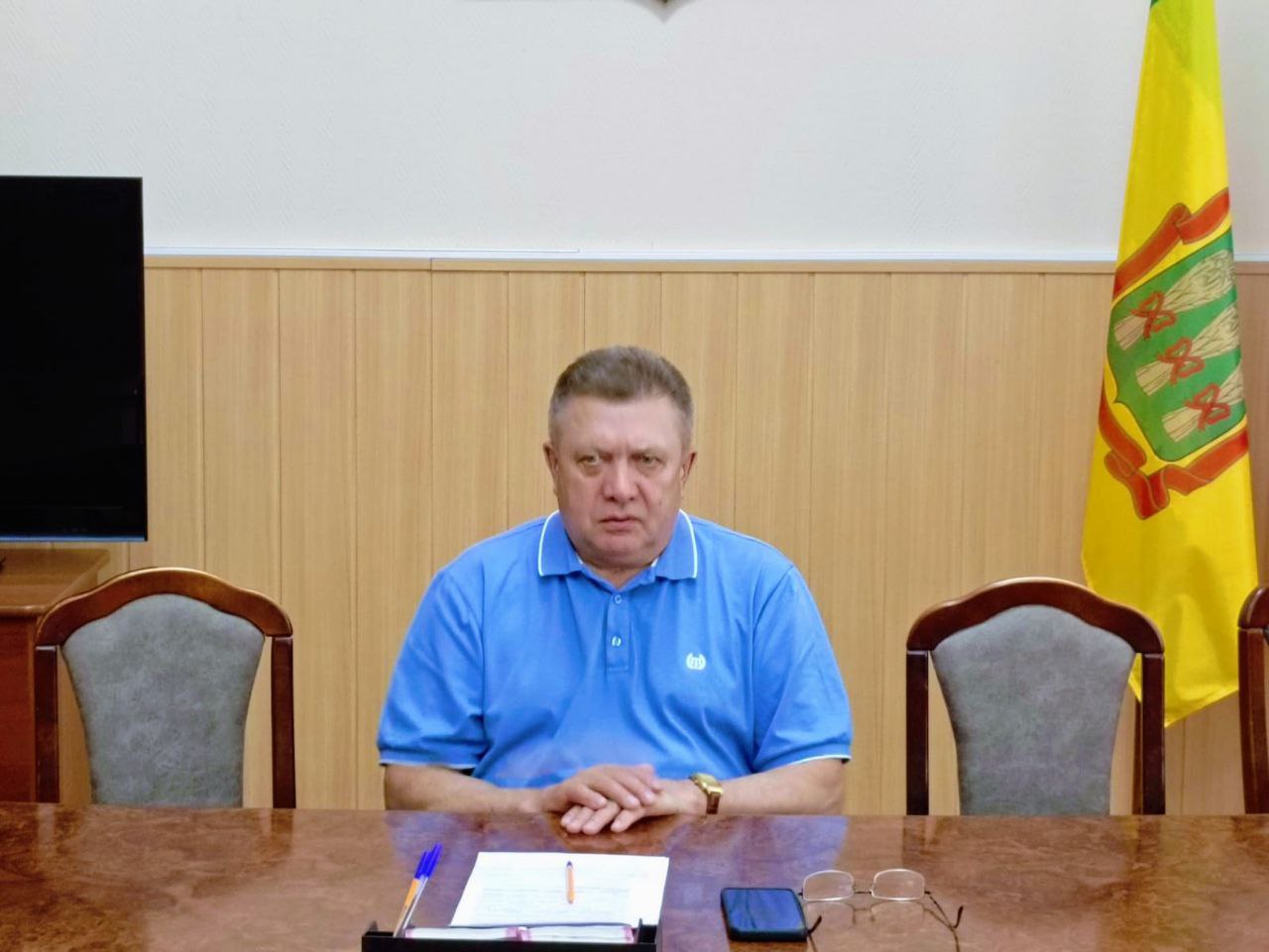 Глава Мокшанского района Николай Тихомиров провел оперативное совещание по вопросу обеспечения безопасности предприятий (организаций) Мокшанского района от воздушных угроз