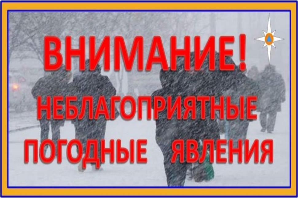 Предупреждение о неблагоприятных метеорологических явлениях
