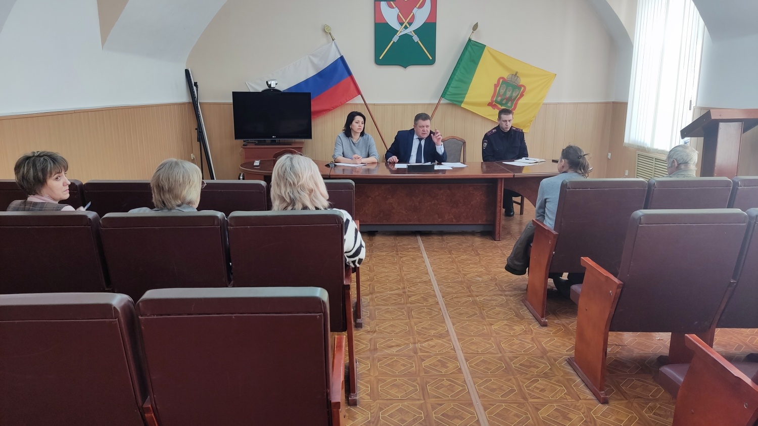 Состоялось совместное заседание межведомственной комиссии  по профилактике правонарушений и  Совета общественности Мокшанского района