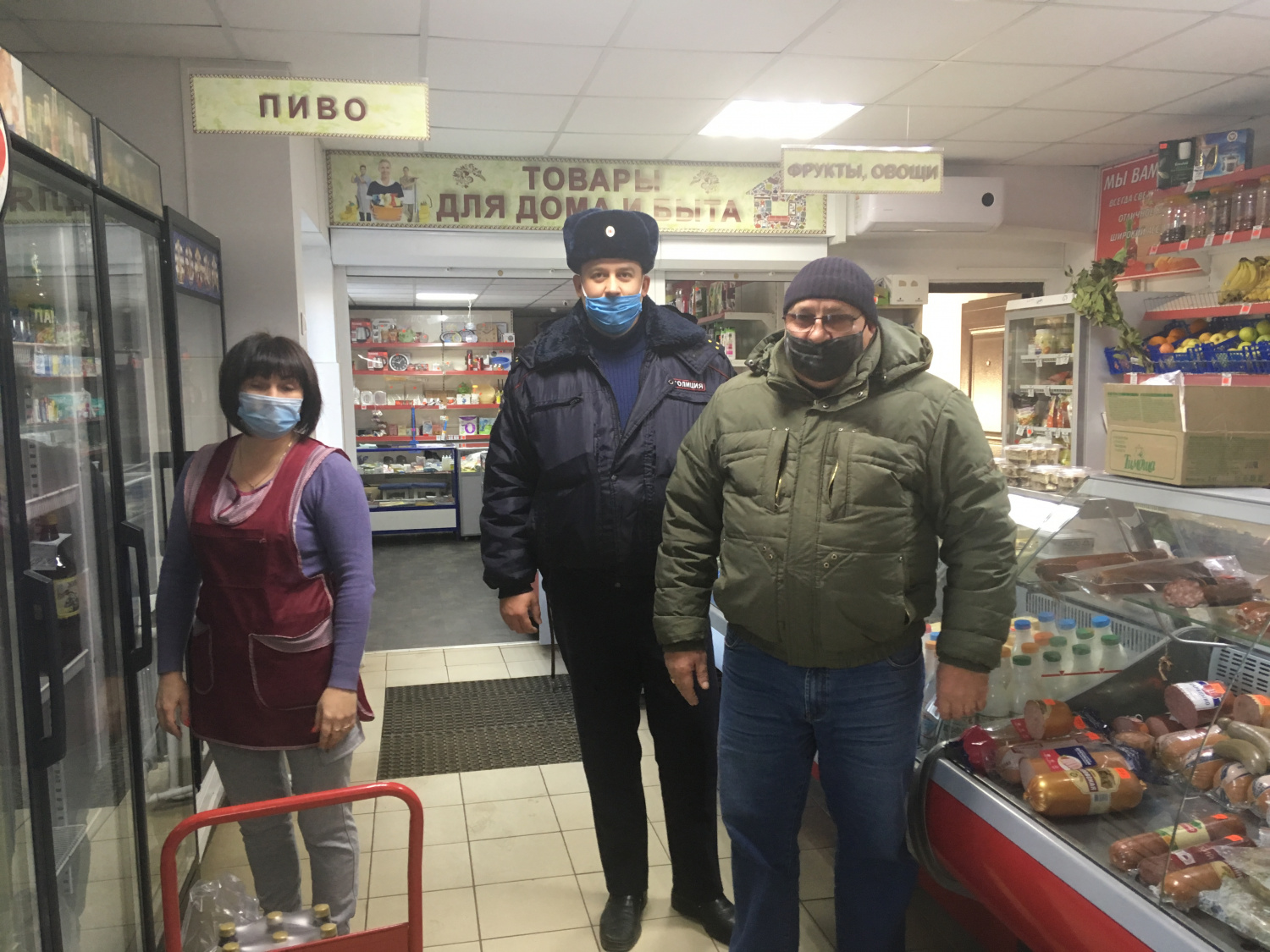 Проведен рейд по соблюдению требований Роспотребнадзора в условиях распространения коронавирусной инфекции.