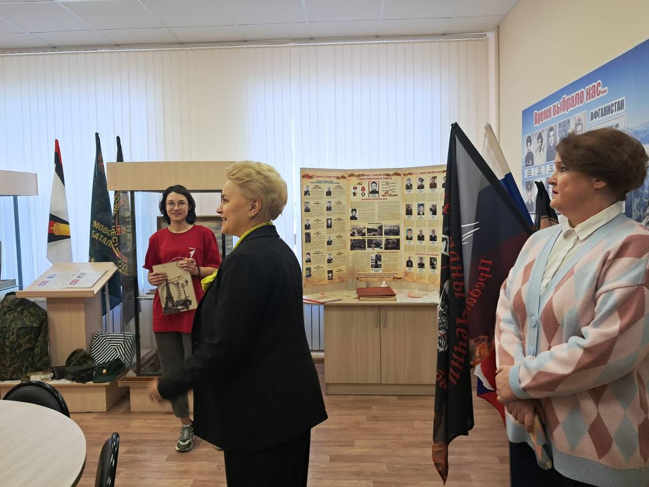 Глава Мокшанского района Решетченко А.В. посетила среднюю общеобразовательную школу имени М.Н. Загоскина с. Рамзай