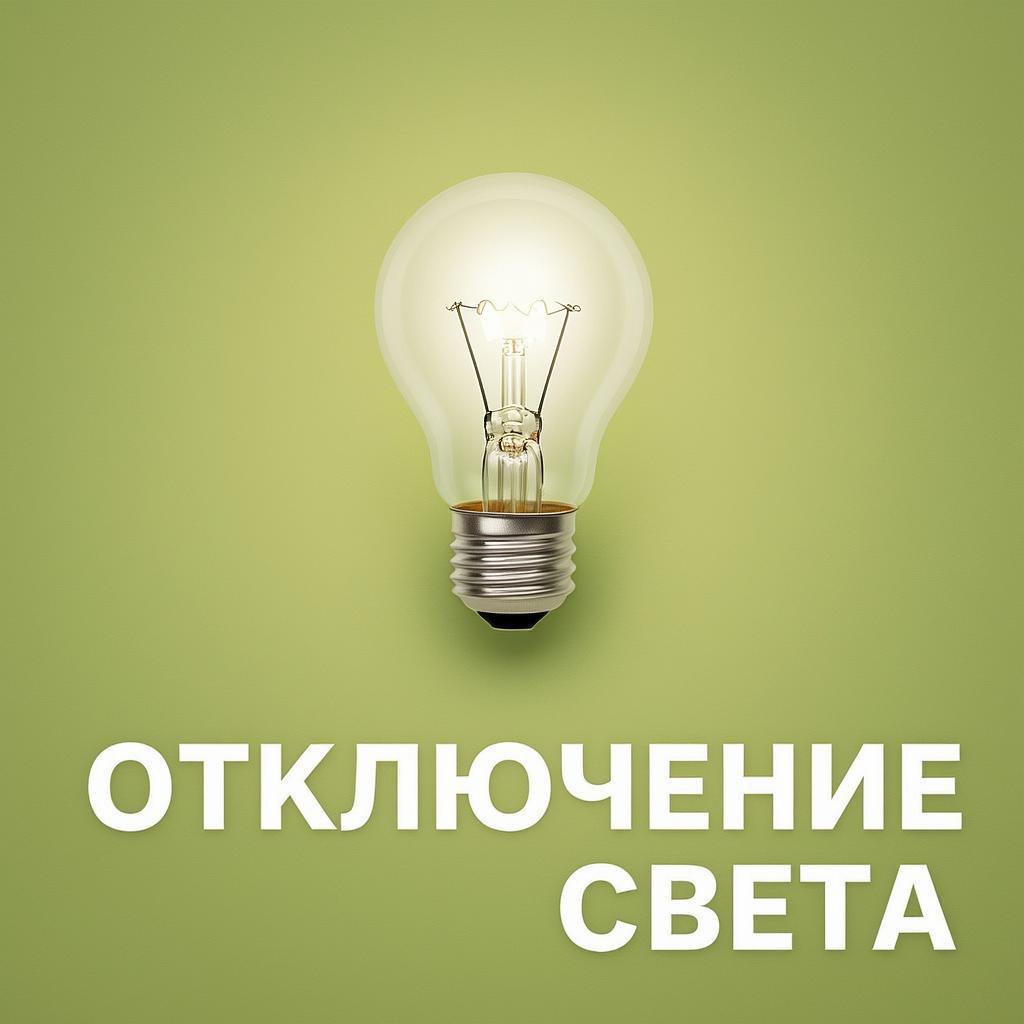 Отключение электроэнергии