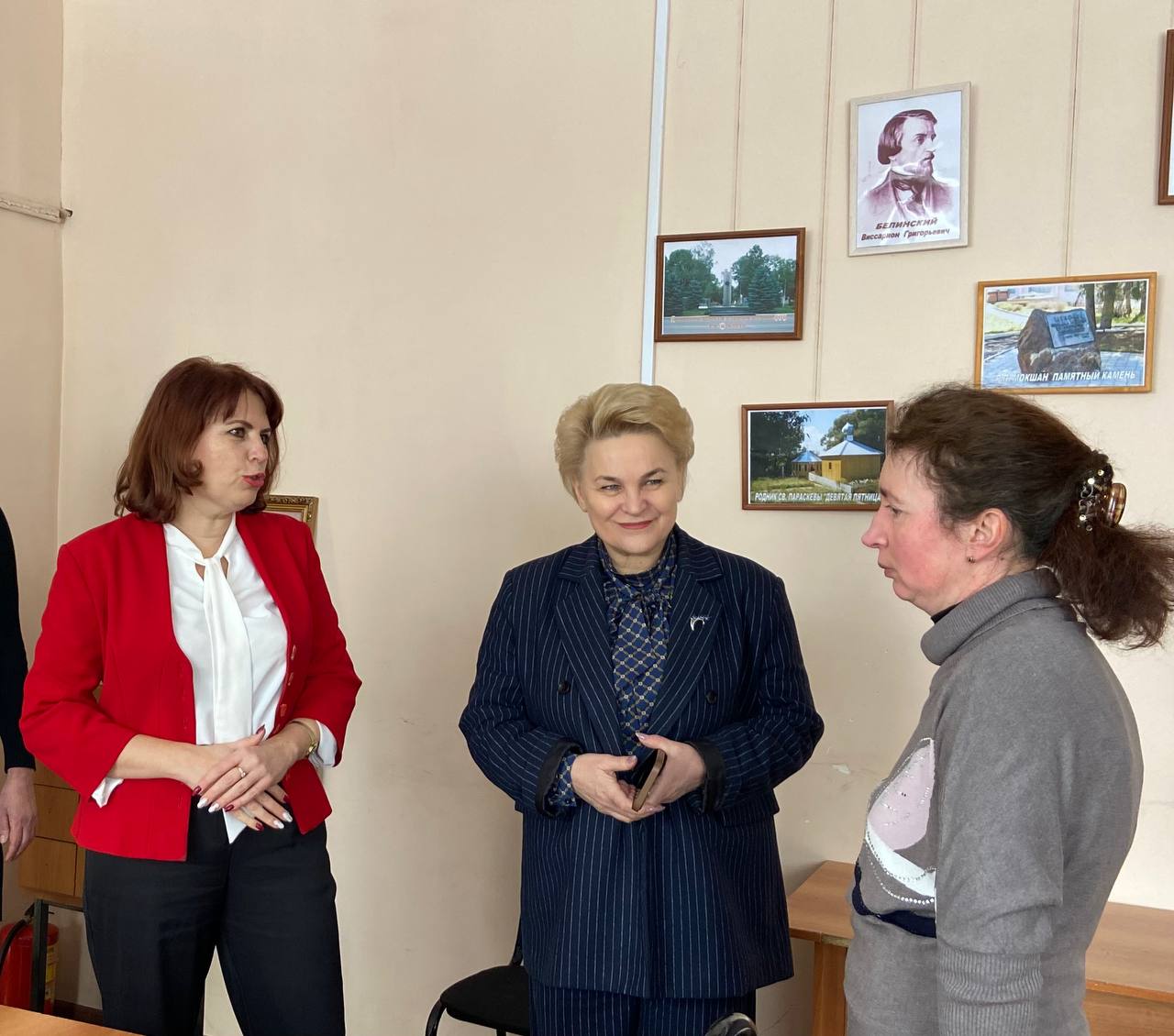 Глава Мокшанского района Решетченко А.В. посетила учреждения культуры в с.Богородское 