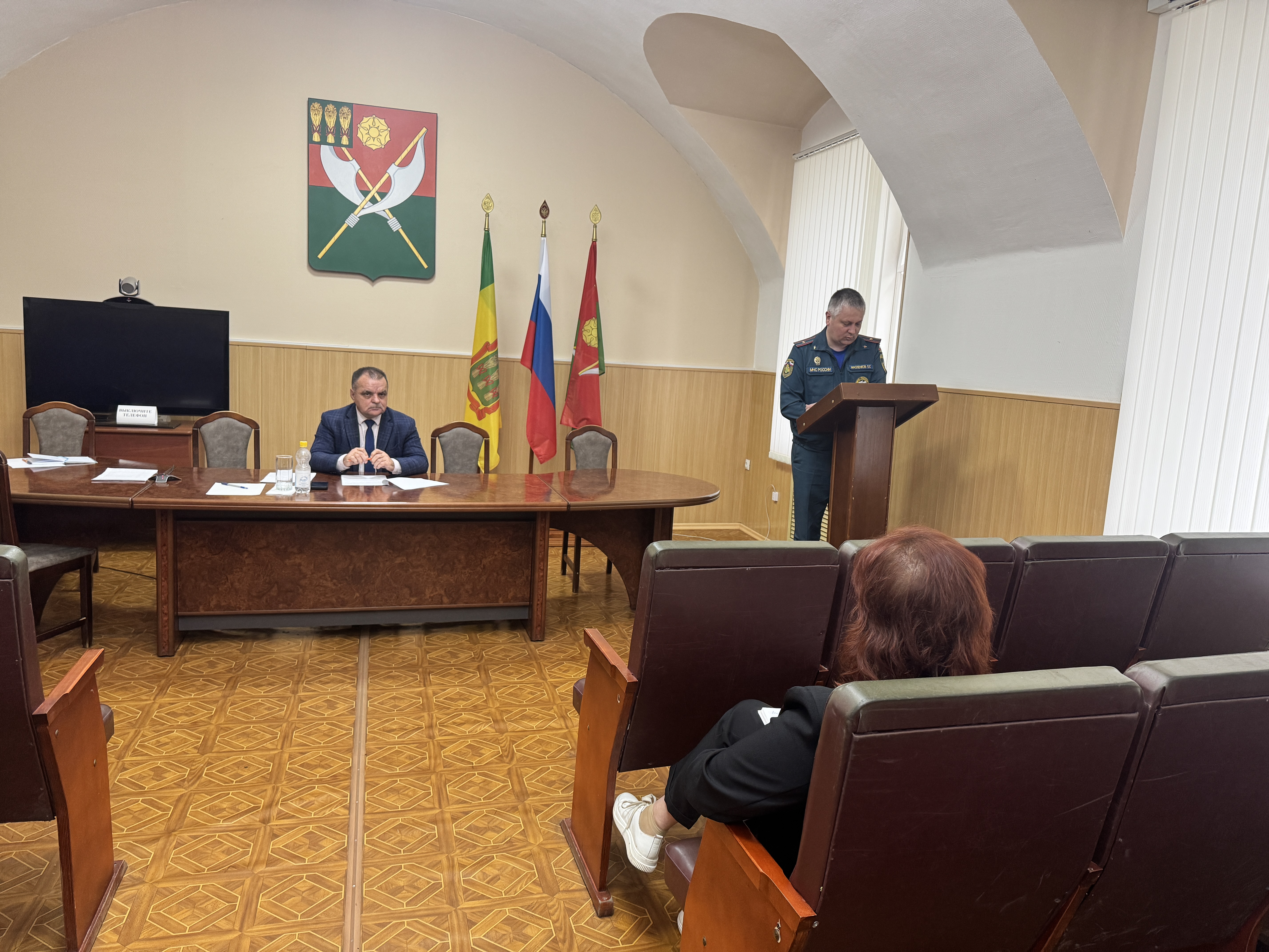 В администрации Мокшанского района состоялось заседание комиссии по  предупреждению и ликвидации чрезвычайных ситуаций