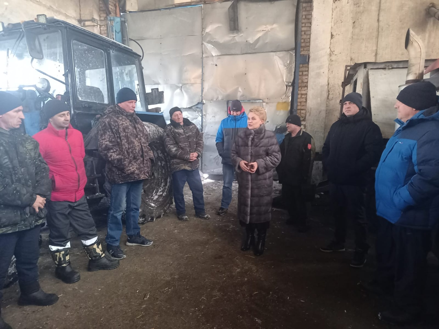 Глава Мокшанского района Решетченко А.В. посетила ООО «Труженик»