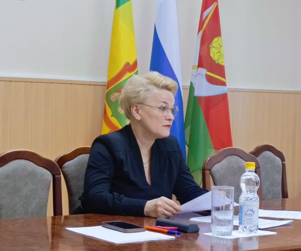 Глава Мокшанского района Решетченко А.В. провела еженедельное оперативное совещание по вопросам социального характера