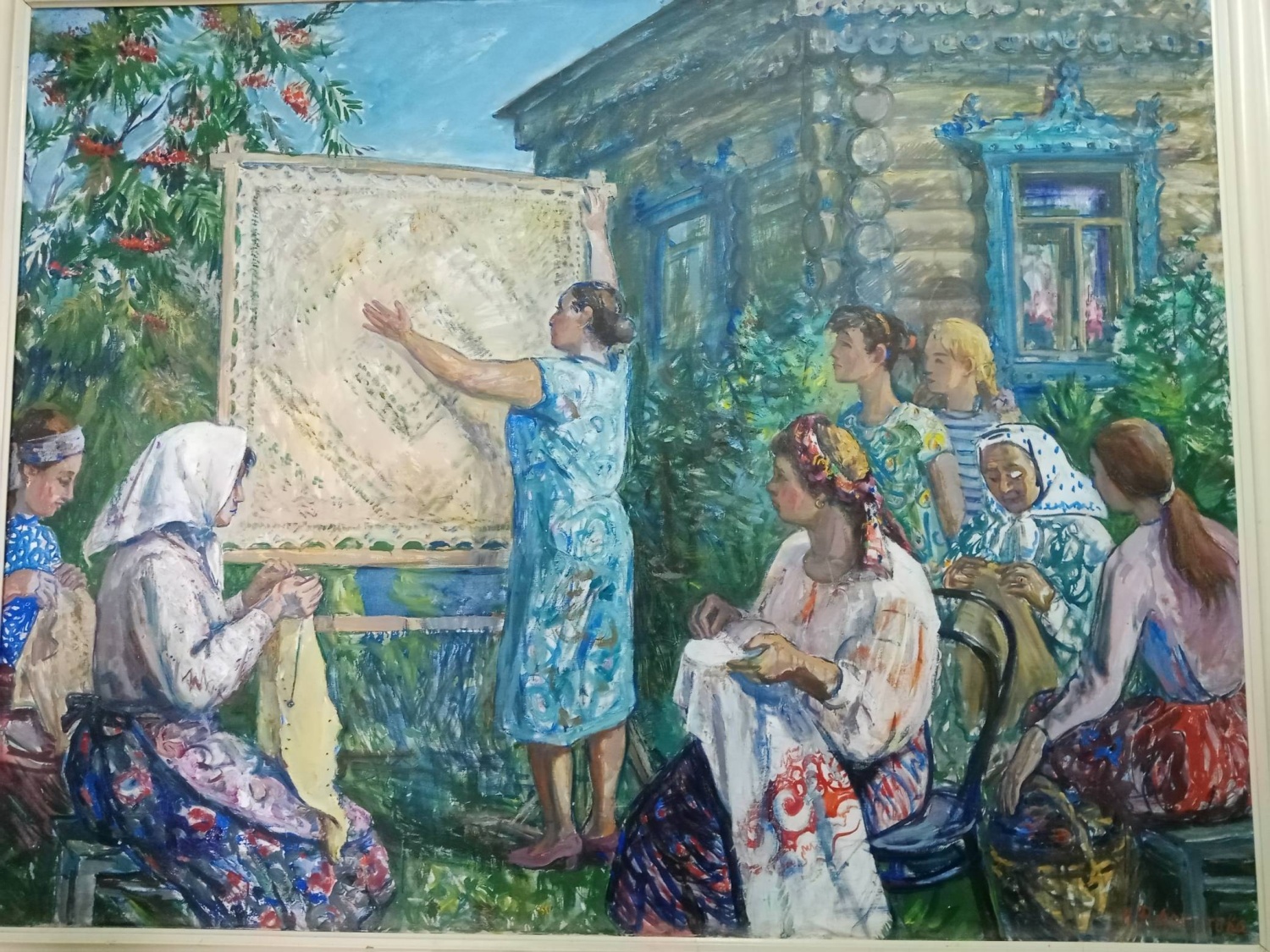 Дому культуры с. Подгорное была подарена картина И.Ф. Аристовой «Рукодельницы» Дому культуры с. Подгорное была подарена картина И.Ф. Аристовой «Рукодельницы»