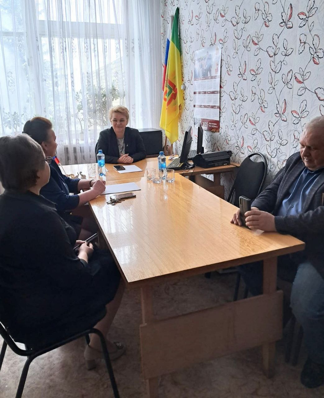 Глава Мокшанского района Решетченко А.В. в рамках рабочих встреч посетила Подгорненский сельсовет