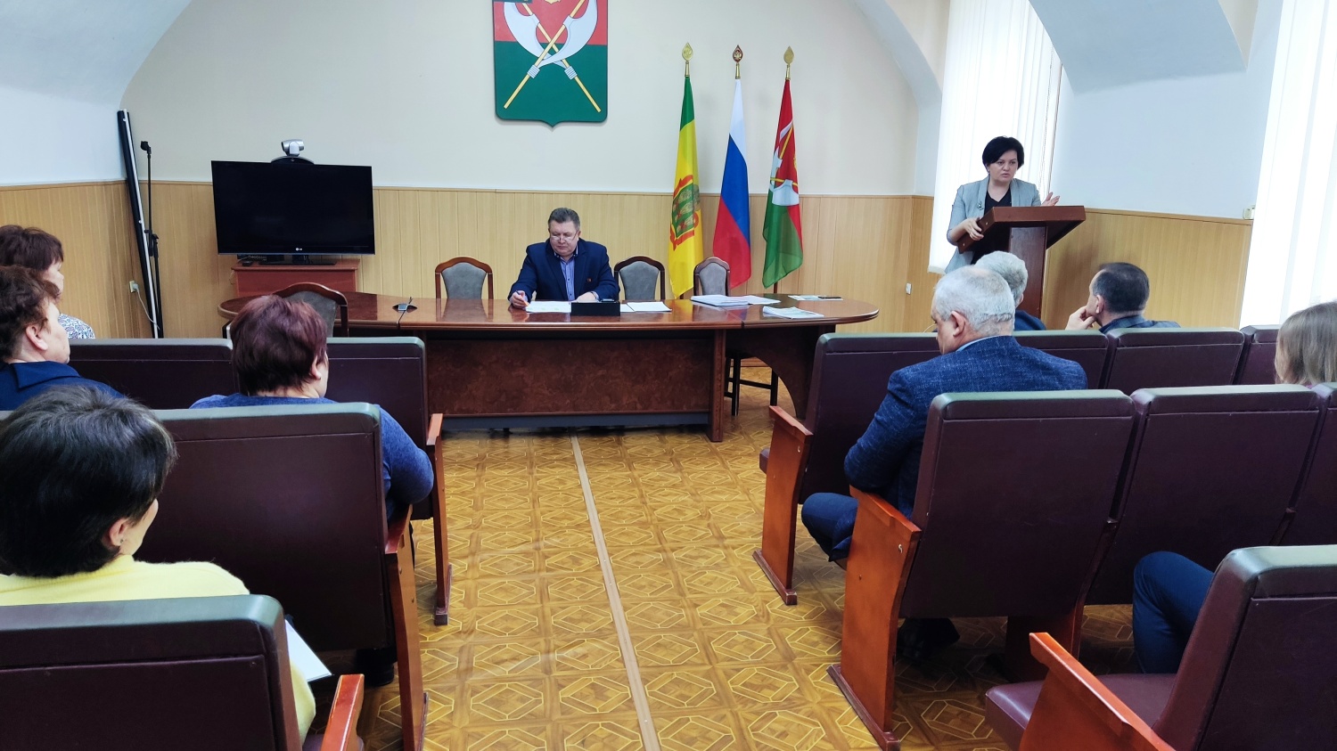В пятницу, 23 марта 2023 года, Н.Н.Тихомиров провел еженедельное оперативное совещание с главами администраций сельсоветов, заместителями, начальниками отделов и инспекторами военно-учетного стола администрации района. В пятницу, 23 марта 2023 года, Н.Н.Тихомиров провел еженедельное оперативное совещание с главами администраций сельсоветов, заместителями, начальниками отделов и инспекторами военно-учетного стола администрации района.