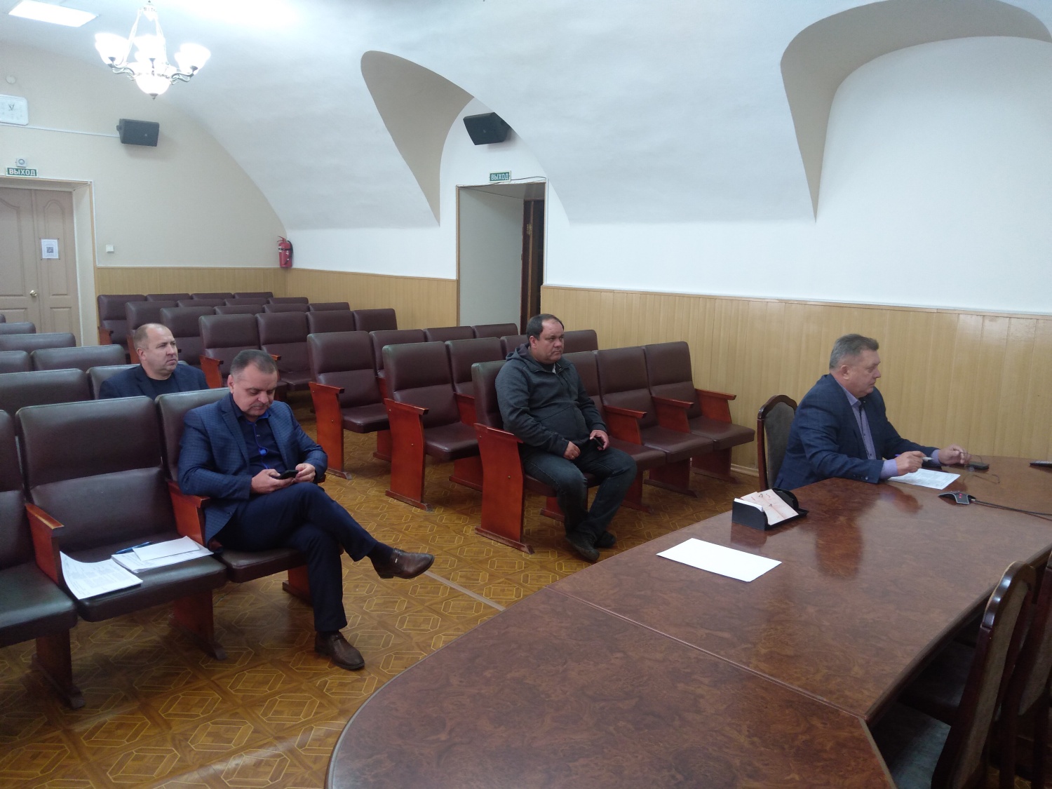 Глава Мокшанского района Н.Н.Тихомиров принял участие в заседании областного штаба в режиме ВКС.