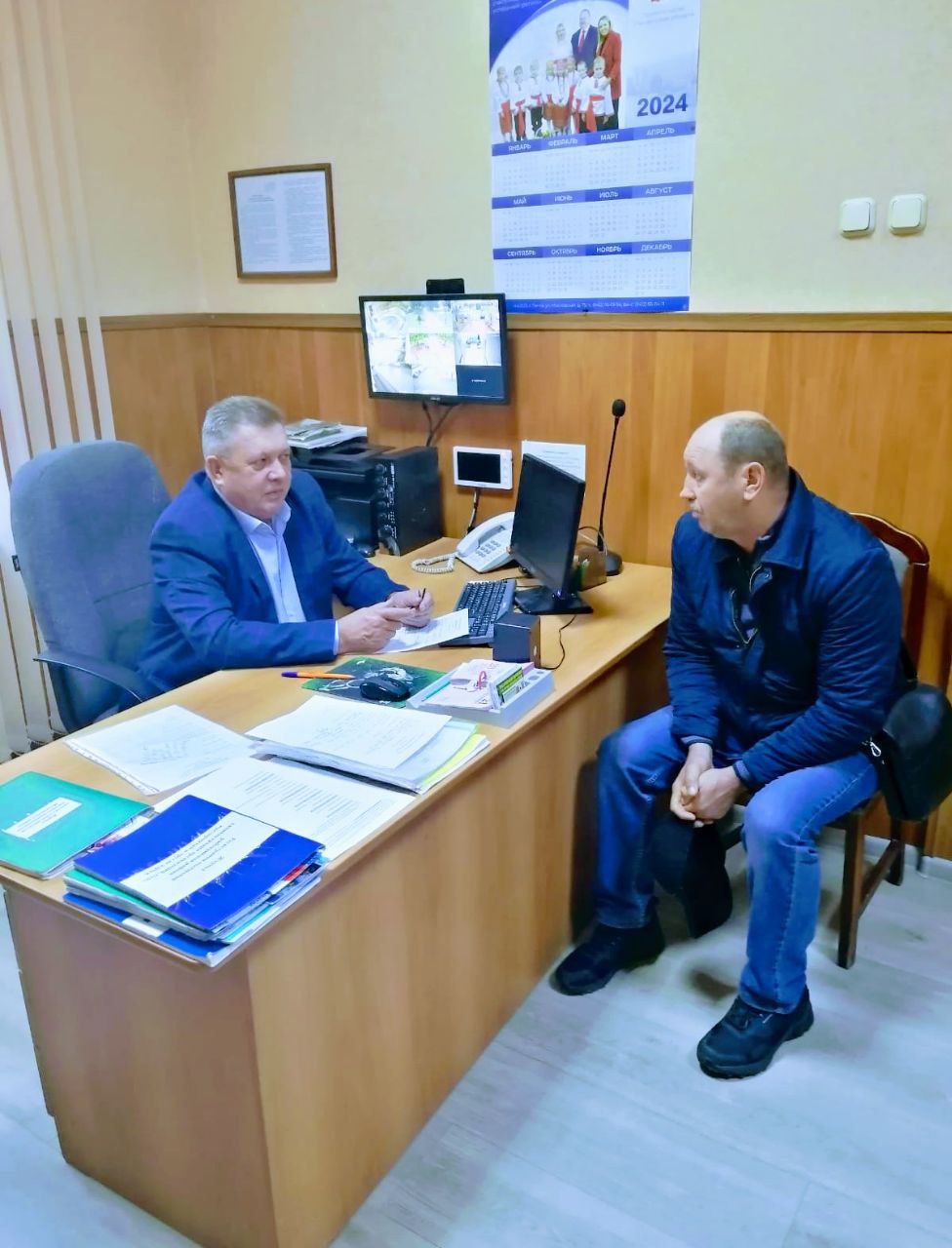 Глава Мокшанского района Николай Тихомиров провел прием граждан по личным вопросам