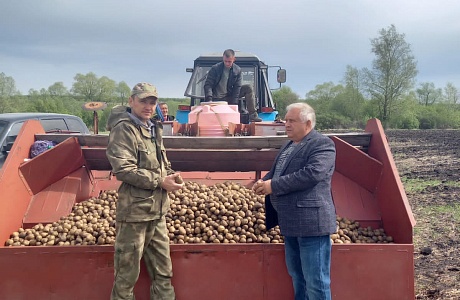 В Мокшанском районе приступили к посадке картофеля. В Мокшанском районе приступили к посадке картофеля.