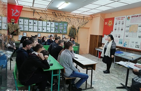 18 февраля 2020 г. в музее Мокшанского агротехнологического колледжа, в рамках цикла «Судьбы солдатской километры», посвящённого году Памяти и Славы и 75 - ти летию Победы в ВОВ, прошёл вечер – портрет ветерана ВОВ Шубина Михаила Ивановича «Дорога памяти»