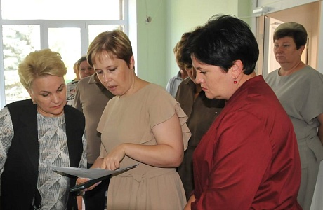 Выездное рабочее совещание прошло в основной школе с. Плёсс
