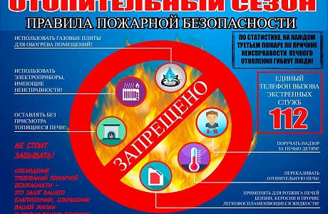 Не пренебрегайте правилами пожарной безопасности