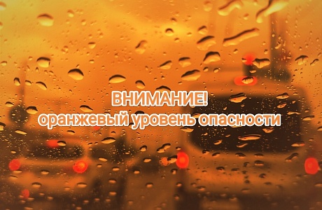 Объявлен оранжевый уровень опасности! Объявлен оранжевый уровень опасности!