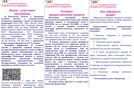 Семейная ипотека с государственной поддержкой