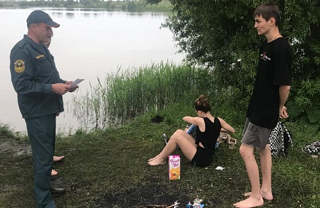 На территории Мокшанского района проведен очередной профилактический рейд по водным объектам