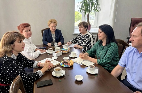 Мокшанский район с рабочим визитом посетила председатель ПОО ПРГУ РФ Лариса Кривозубова
