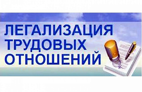 Легализация трудовых отношений! Легализация трудовых отношений!