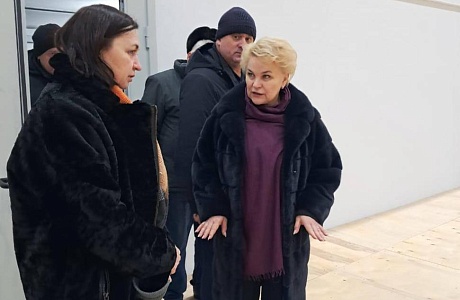 Глава Мокшанского района Решетченко А.В. посетила новый ФОК в с. Рамзай