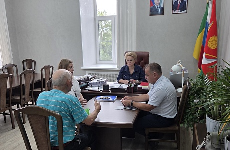 Глава Мокшанского района Алевтина Викторовна Решетченко провела личный прием граждан