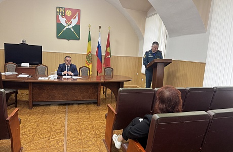 В администрации Мокшанского района состоялось заседание комиссии по  предупреждению и ликвидации чрезвычайных ситуаций