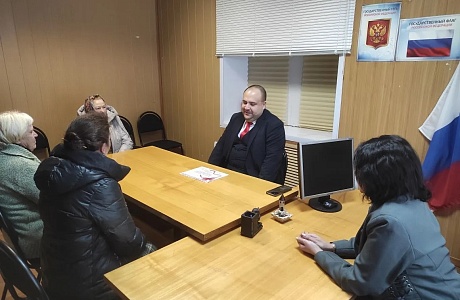 12 декабря в здании администрации Богородского сельсовета состоялся приём избирателей