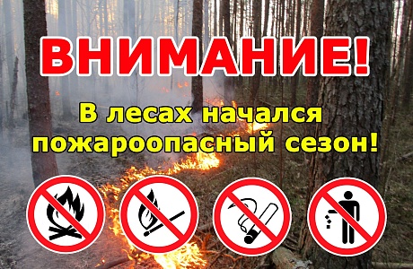 Чрезвычайная пожарная опасность леса (5 класс)  с 16 по 19 июля