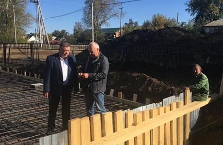  Глава Мокшанского района Тихомиров Н.Н. проверил ход строительства котельной в школе № 1 р.п. Мокшан