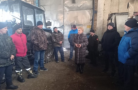 Глава Мокшанского района Решетченко А.В. посетила ООО «Труженик» Глава Мокшанского района Решетченко А.В. посетила ООО «Труженик»