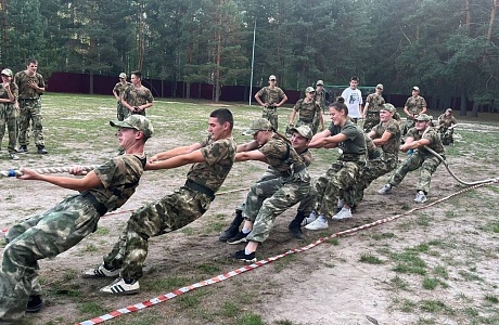 Учебно-тренировочных сборов для бойцов отряда содействия полиции «Тигр».