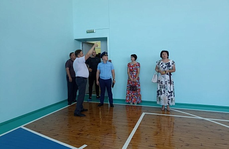 4 августа в МБОУ СОШ №1  прошла приемка спортивного зала, который был отремонтирован в рамках проекта «Успех каждого ребенка», являющийся частью федерального национального проекта «Образование».