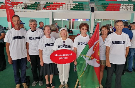 Ветераны спорта Мокшанского района приняли участие в   Спартакиаде пенсионеров Пензенской области, которая состоялась 18 августа 2023 года в Пензе. 