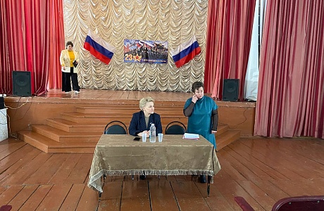 Глава Мокшанского района Решетченко А.В. посетила с рабочим визитом Чернозерский сельсовет