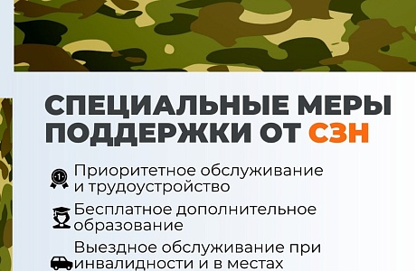 Роструд запустил на портале «Работа России» раздел «Трудоустройство и развитие карьеры ветеранов/участников СВО» 