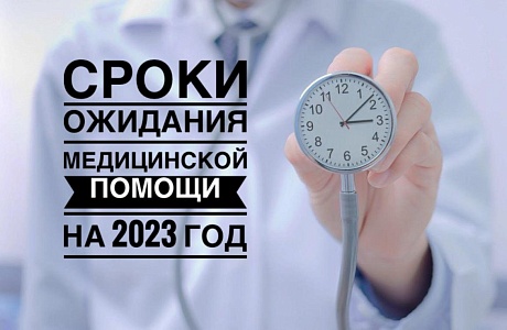 УСТАНОВЛЕНЫ ПРЕДЕЛЬНЫЕ СРОКИ ОЖИДАНИЯ МЕДИЦИНСКОЙ ПОМОЩИ НА 2023 ГОД